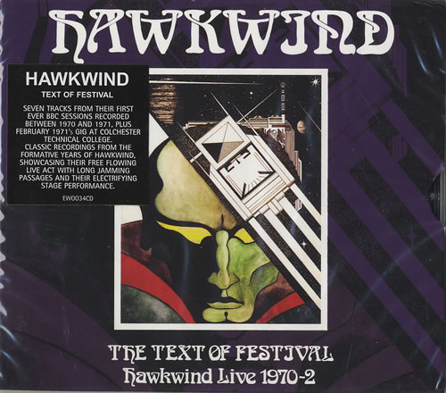 Hawkwind The Text Of Festival: Hawkwind Live 1970-72 CD album (CDLP) UK HWKCDTH458108