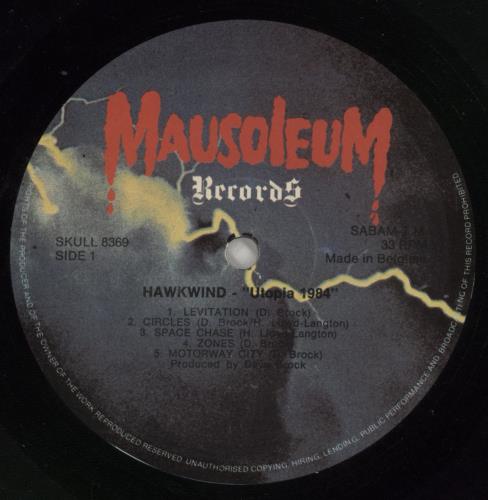 Hawkwind Utopia 1984 vinyl LP album (LP record) Belgian HWKLPUT588818