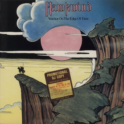 Hawkwind Warrior On The Edge Of Time + Inner vinyl LP album (LP record) US HWKLPWA77888
