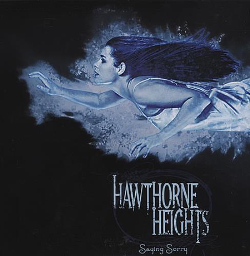 Hawthorne Heights Saying Sorry - Pink Vinyl 7" vinyl single (7 inch record / 45) UK HHE07SA401623