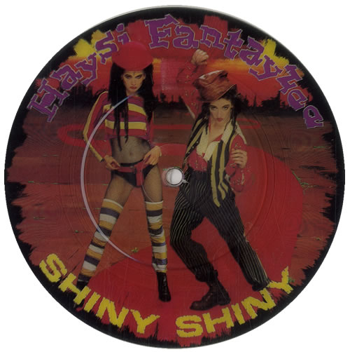 Haysi Fantayzee Shiny Shiny 7" vinyl picture disc (7 inch picture disc single) UK HSI7PSH39635