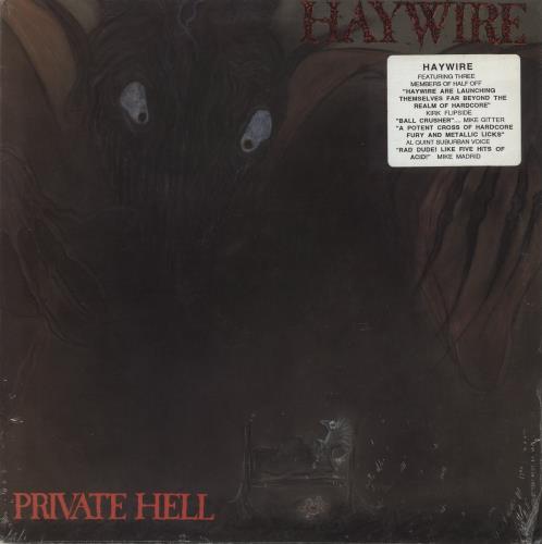 Haywire [US Hardcore Punk] Private Hell vinyl LP album (LP record) US 9C-LPPR864158