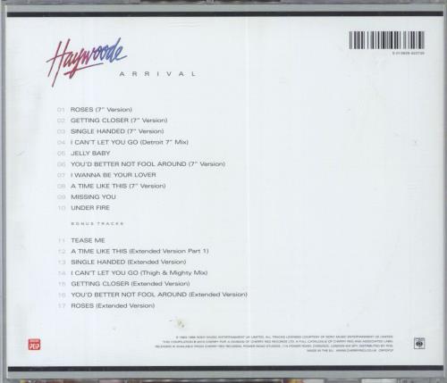 Haywoode Arrival CD album (CDLP) UK HAYCDAR494729