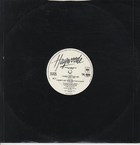 Haywoode I Can't Let You Go 12" vinyl single (12 inch record / Maxi-single) UK HAY12IC341180