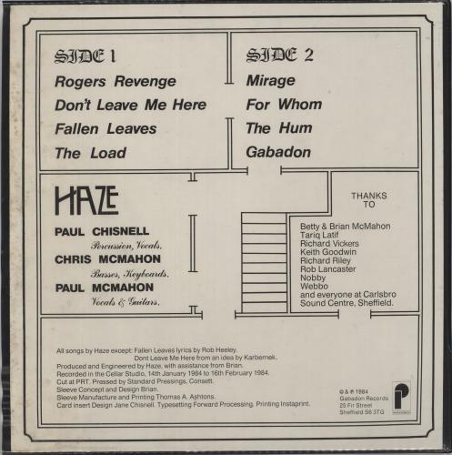 Haze (Prog) C'est La Vie vinyl LP album (LP record) UK HZ-LPCE602853