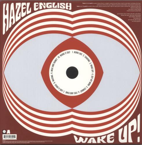Hazel English Wake UP! - Red & White Vinyl vinyl LP album (LP record) UK 9B0LPWA871056