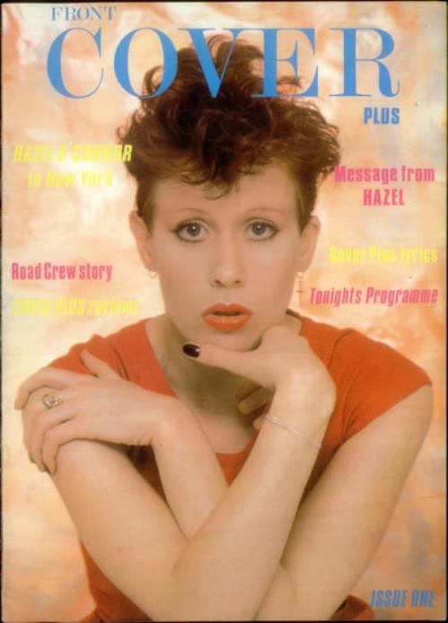 Hazel O'Connor Front Cover Plus tour programme UK OCNTRFR169793