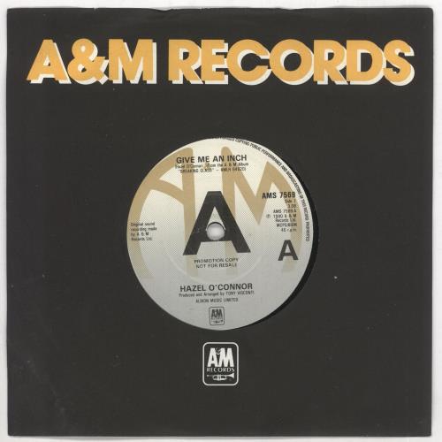 Hazel O'Connor Give Me An Inch 7" vinyl single (7 inch record / 45) UK OCN07GI731179