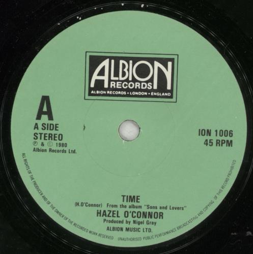 Hazel O'Connor Time 7" vinyl single (7 inch record / 45) UK OCN07TI615439