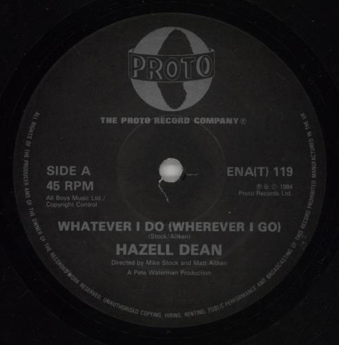 Hazell Dean Whatever I Do 12" vinyl single (12 inch record / Maxi-single) UK HAZ12WH19152