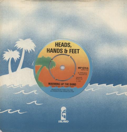 Heads Hands & Feet Warming Up The Band 7" vinyl single (7 inch record / 45) UK HHF07WA834664
