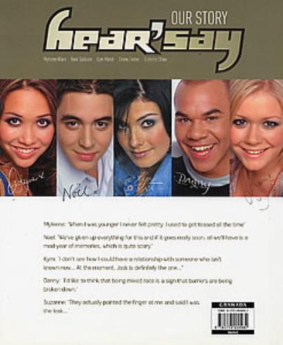 Hear'say Our Story - autographed book UK HSYBKOU275964