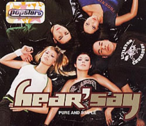 Hear'say Pure & Simple - AUTOGRAPHED CD single (CD5 / 5") UK HSYC5PU222864