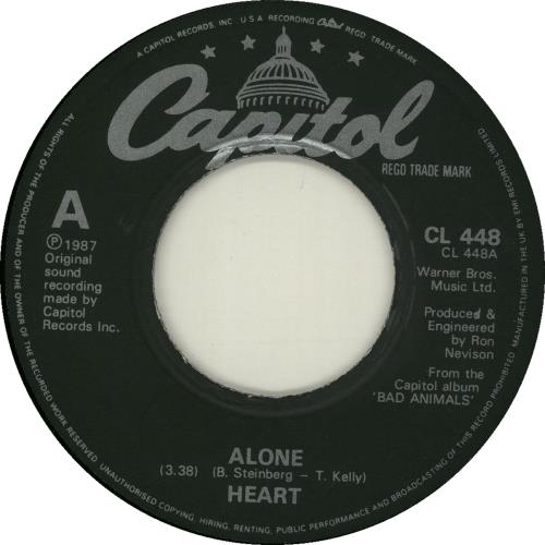 Heart Alone - Jukebox 7" vinyl single (7 inch record / 45) UK HEA07AL654737