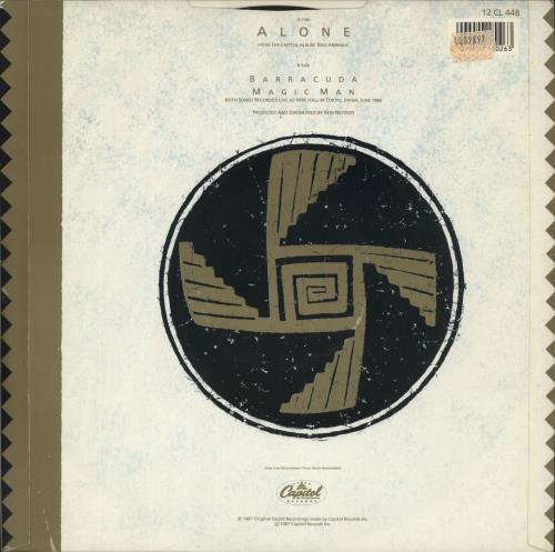 Heart Alone 12" vinyl single (12 inch record / Maxi-single) UK HEA12AL55248