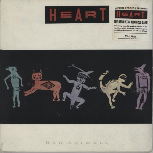 Heart Bad Animals Interview LP vinyl LP album (LP record) US HEALPBA77566