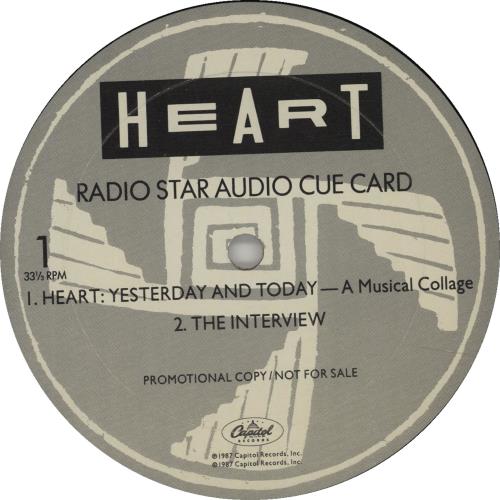 Heart Bad Animals Interview LP vinyl LP album (LP record) US HEALPBA77566