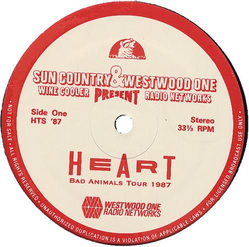 Heart Bad Animals Tour Special vinyl LP album (LP record) US HEALPBA371501
