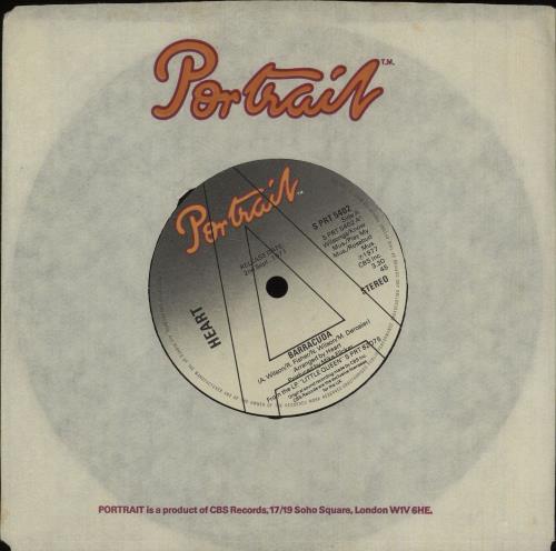 Heart Barracuda 7" vinyl single (7 inch record / 45) UK HEA07BA13497