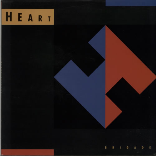 Heart Brigade - Promo Stickered vinyl LP album (LP record) UK HEALPBR612527