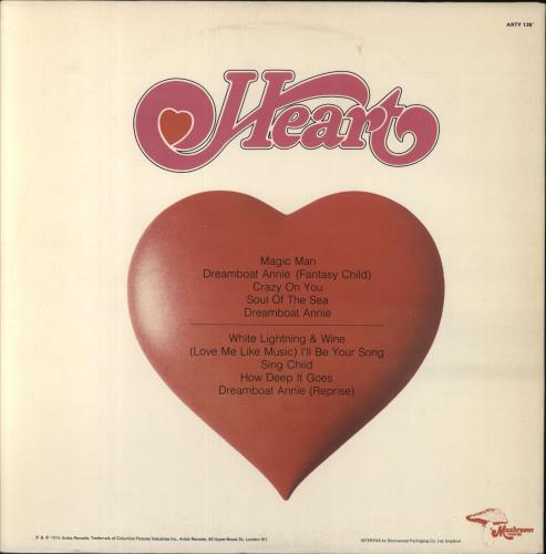Heart Dreamboat Annie vinyl LP album (LP record) UK HEALPDR238424