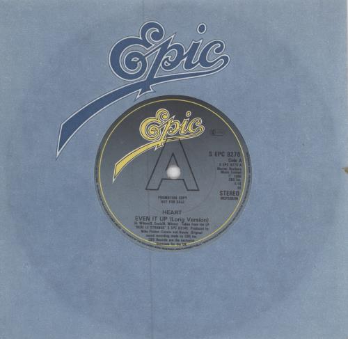 Heart Even It Up - A Label 7" vinyl single (7 inch record / 45) UK HEA07EV780525