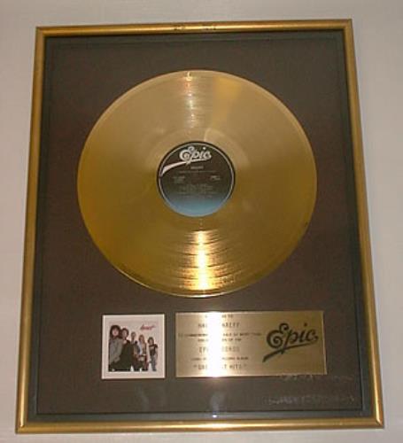 Heart Greatest Hits award disc US HEAAWGR201409