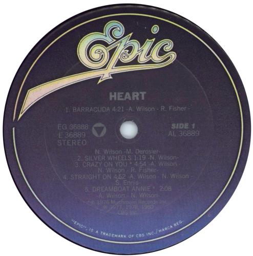 Heart Greatest Hits/Live 2-LP vinyl record set (Double LP Album) US HEA2LGR750385