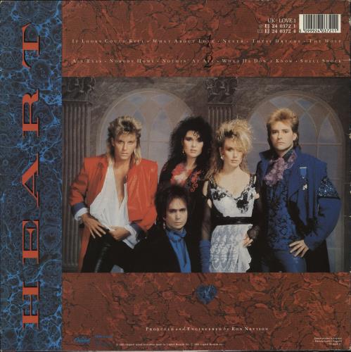 Heart Heart - Hype Sticker vinyl LP album (LP record) UK HEALPHE769227