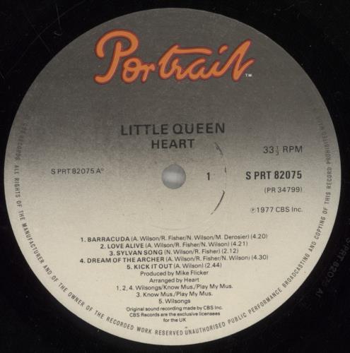Heart Little Queen vinyl LP album (LP record) UK HEALPLI666760