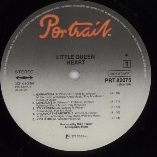 Heart Little Queen vinyl LP album (LP record) Dutch HEALPLI701698