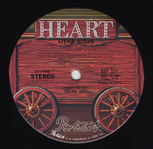 Heart Little Queenie 12" vinyl single (12 inch record / Maxi-single) US HEA12LI49214