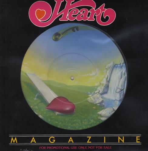 Heart Magazine - Promo picture disc LP (vinyl picture disc album) US HEAPDMA57150