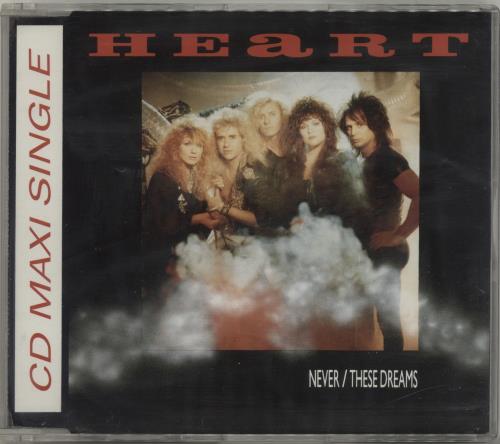 Heart Never / These Dreams CD single (CD5 / 5") UK HEAC5NE47593