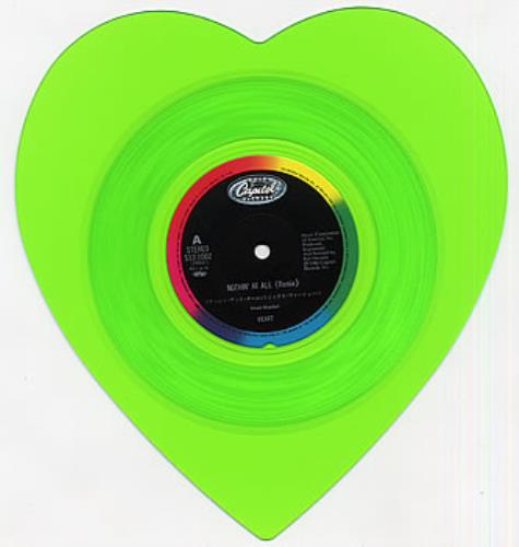 Heart Nothin' At All - Green Vinyl shaped picture disc (picture disc vinyl record) Japanese HEASHNO18975