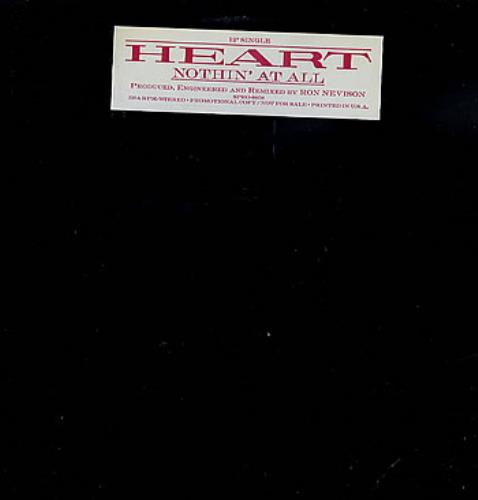 Heart Nothin' At All 12" vinyl single (12 inch record / Maxi-single) US HEA12NO49211