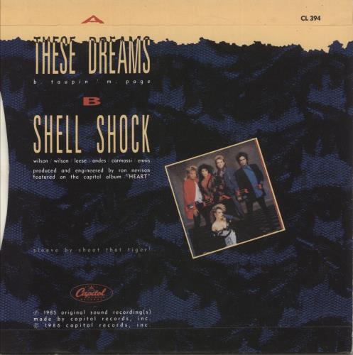 Heart These Dreams 7" vinyl single (7 inch record / 45) UK HEA07TH589556