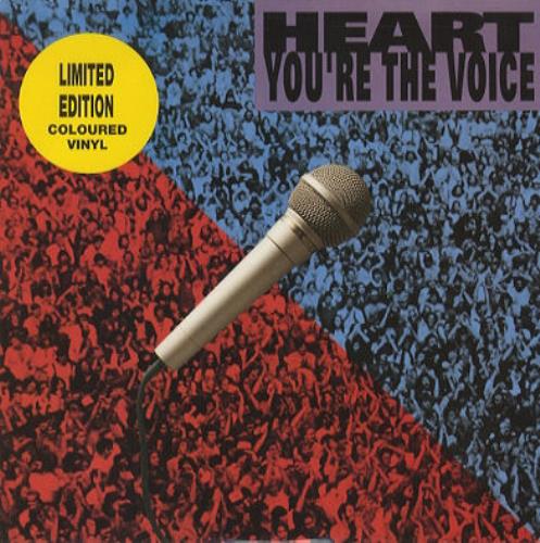 Heart You're The Voice 10" vinyl single (10 inch record) UK HEA10YO44280