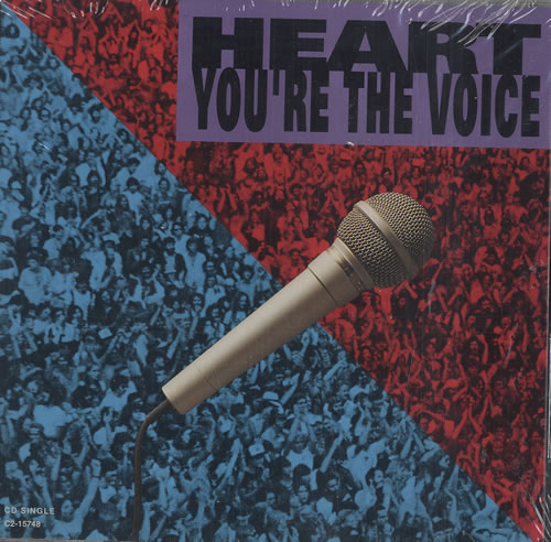 Heart You're The Voice CD single (CD5 / 5") US HEAC5YO69811