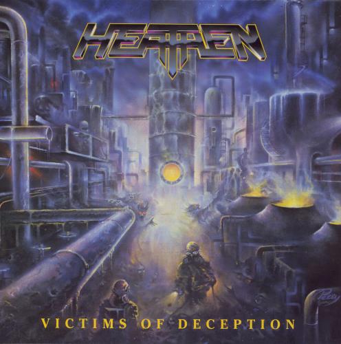 Heathen Victims Of Deception vinyl LP album (LP record) Dutch HSBLPVI830797