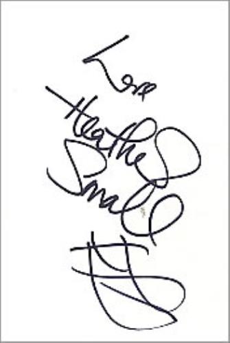 Heather Small Autograph On Plain Card memorabilia UK HSLMMAU260747