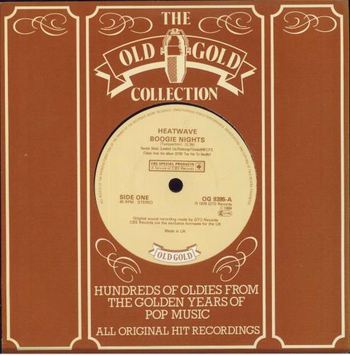 Heatwave Boogie Nights 7" vinyl single (7 inch record / 45) UK HAQ07BO808668