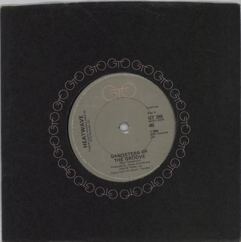 Heatwave Gangsters Of The Groove 7" vinyl single (7 inch record / 45) UK HAQ07GA636751