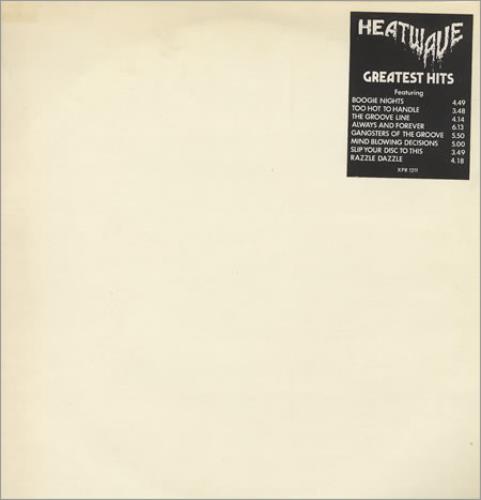 Heatwave Greatest Hits vinyl LP album (LP record) UK HAQLPGR361427