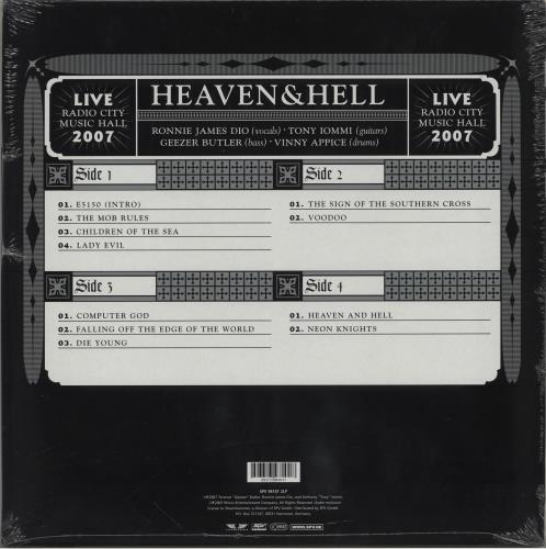 Heaven & Hell Radio City Music Hall Live - Sealed 2-LP vinyl record set (Double LP Album) German HLH2LRA762924