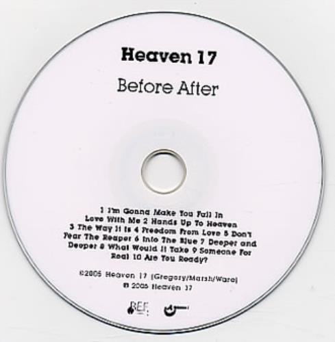 Heaven 17 Before After CD-R acetate UK H17CRBE346431
