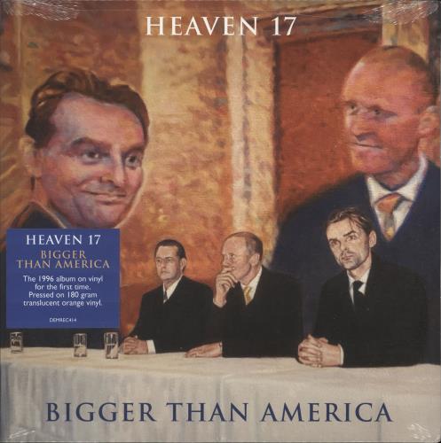 Heaven 17 Bigger Than America - RSD19 - 180gm Orange Vinyl vinyl LP album (LP record) UK H17LPBI718534