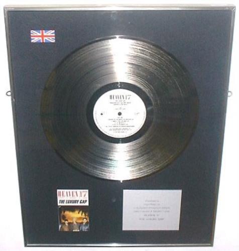 Heaven 17 The Luxury Gap award disc UK H17AWTH148310