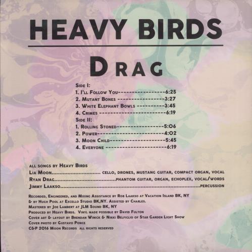 Heavy Birds Drag vinyl LP album (LP record) US 9EJLPDR871161
