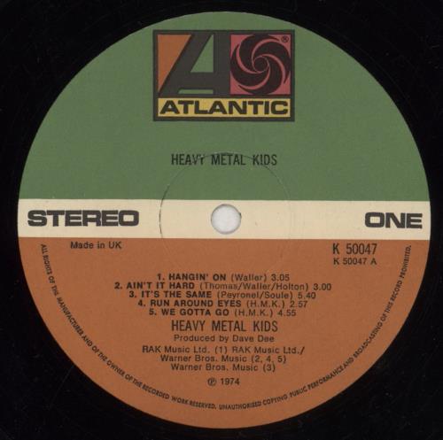 Heavy Metal Kids Heavy Metal Kids vinyl LP album (LP record) UK HVKLPHE577920